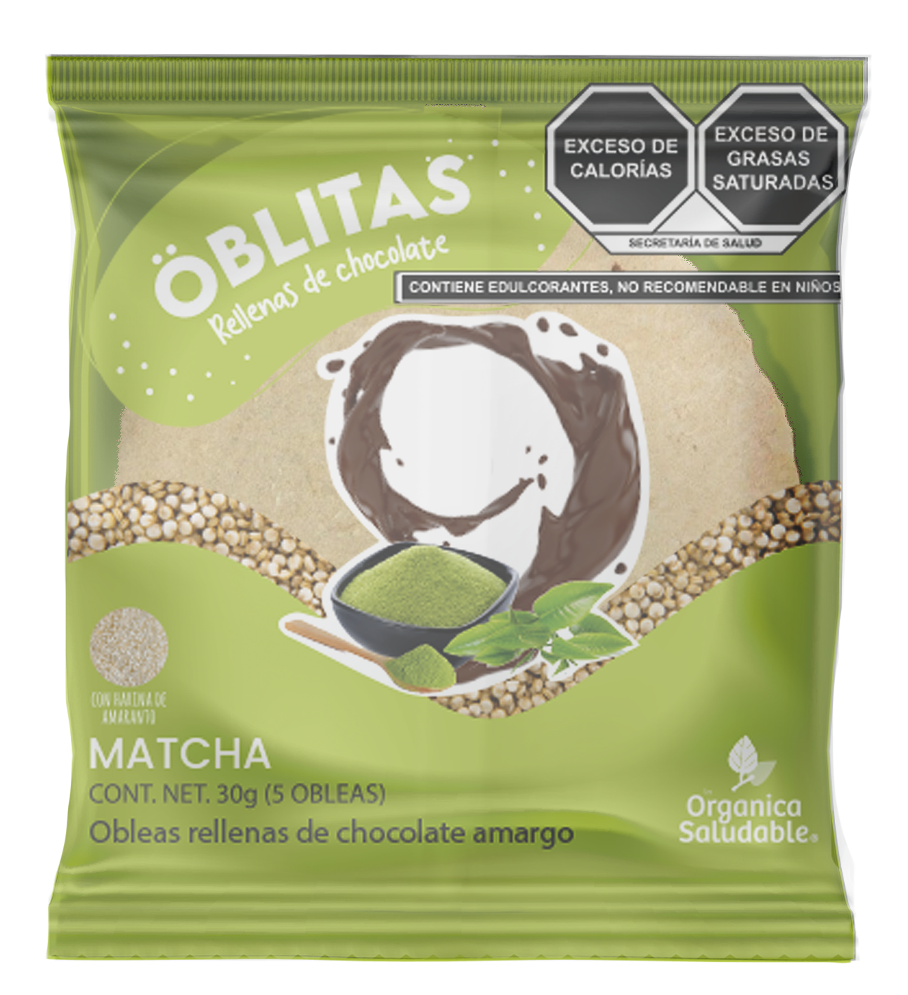 Obleas -Premium- Matcha