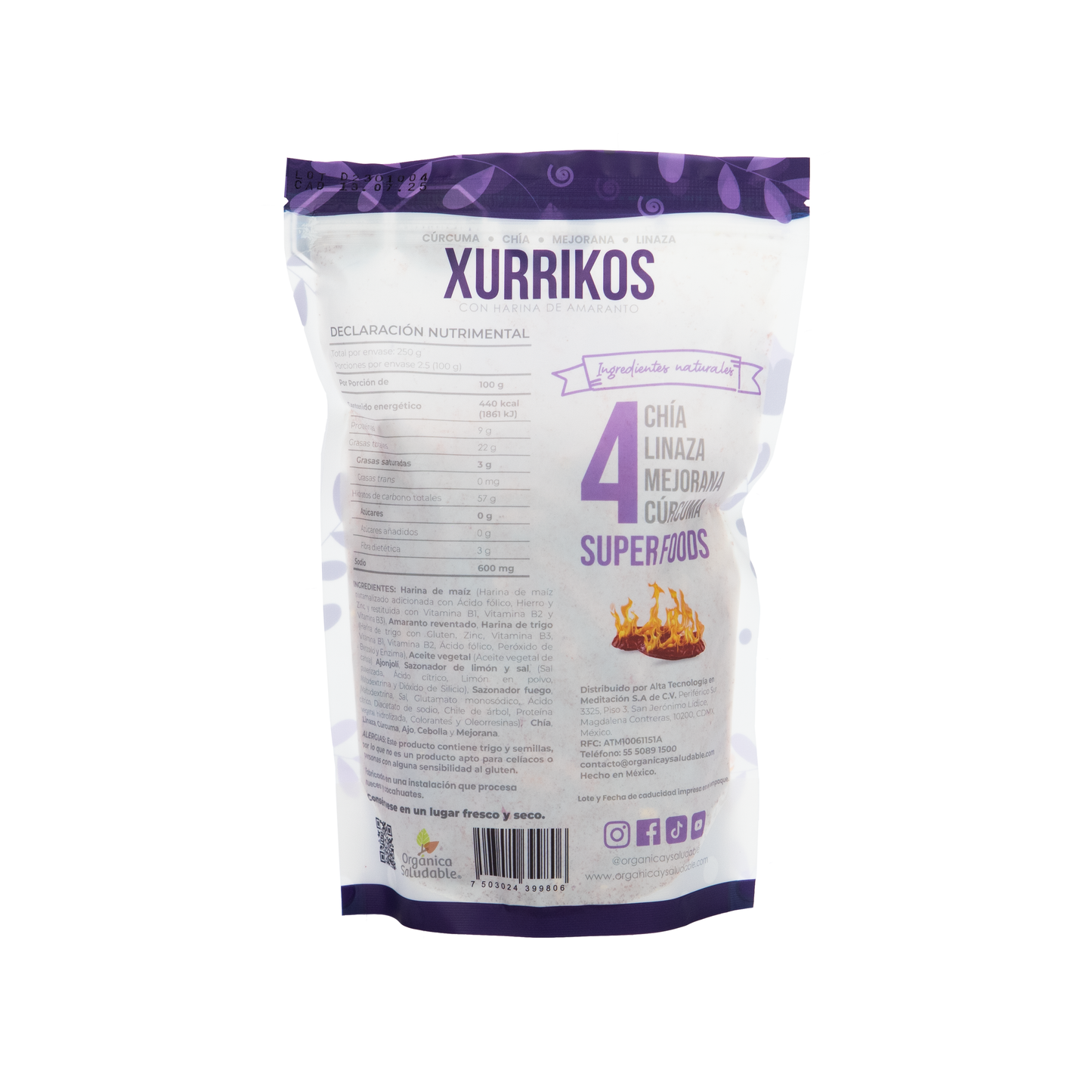 Xurrikos de Fuego - 250grs