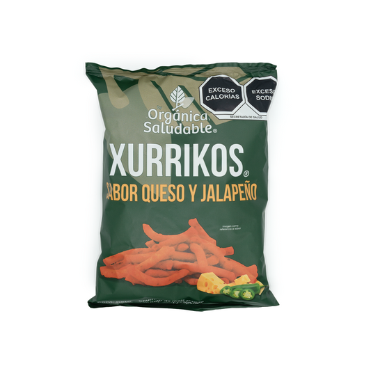 Xurrikos de Queso y Jalapeño - 250grs
