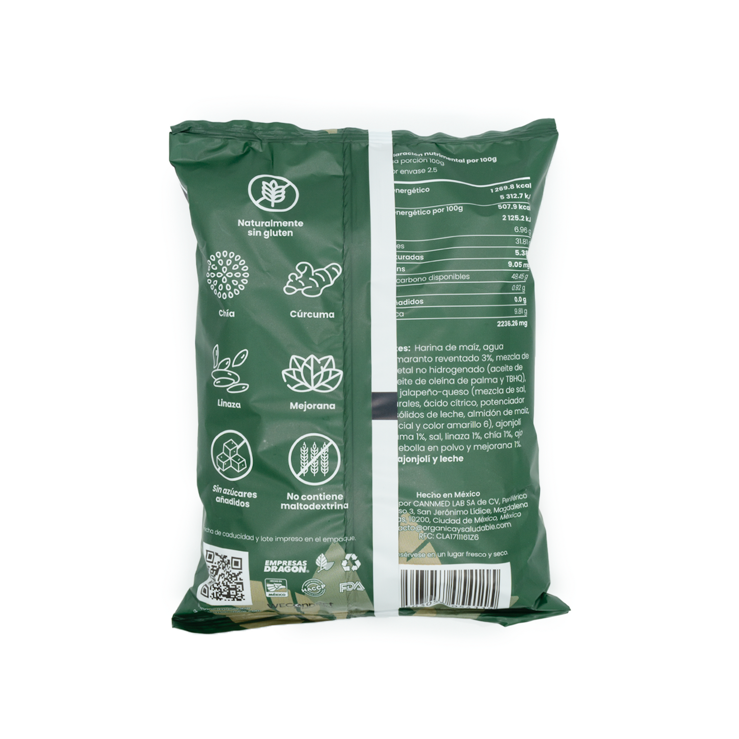 Xurrikos de Queso y Jalapeño - 250grs