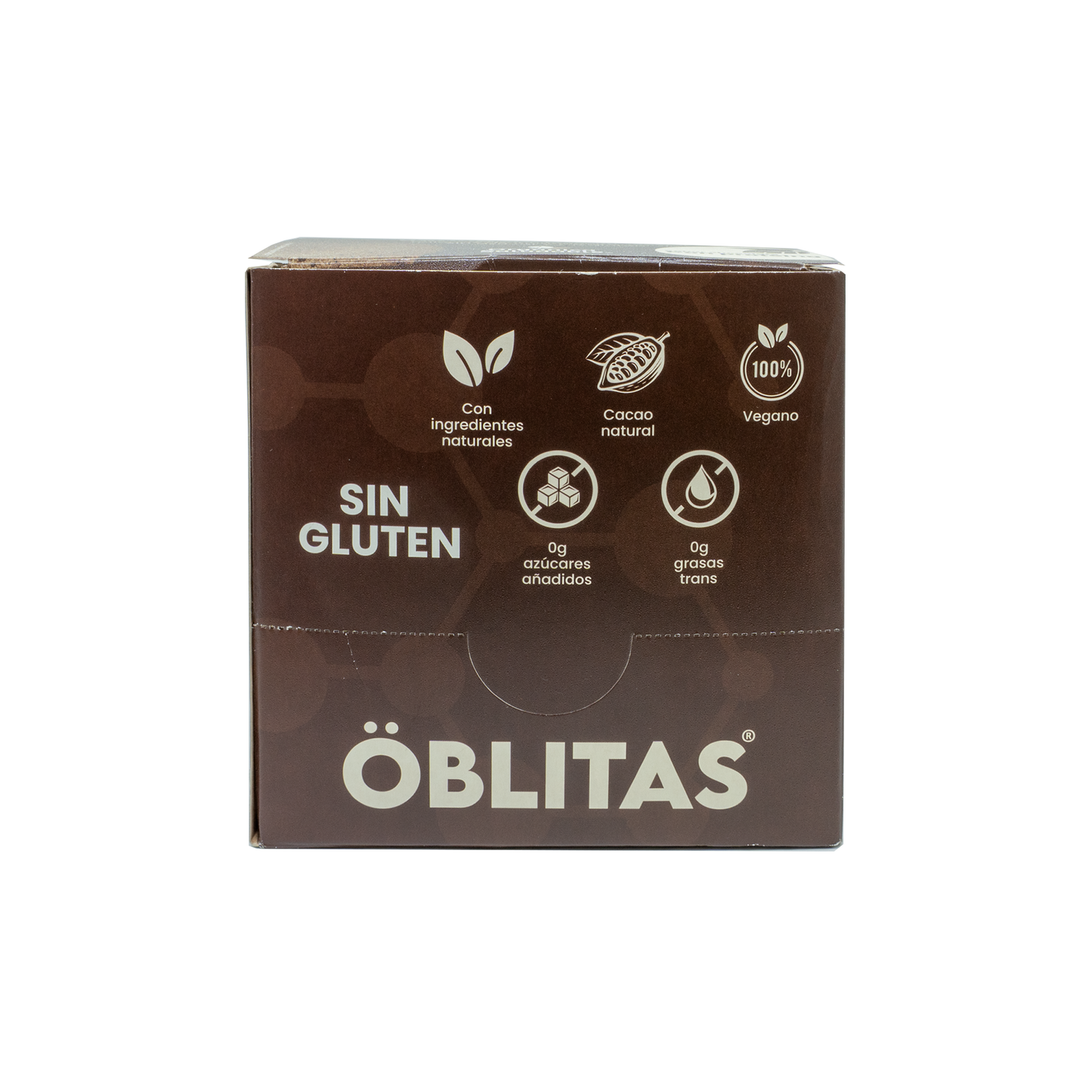 Caja con Obleas sabor Chocolate con Proteína