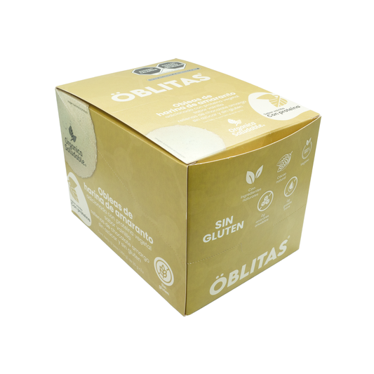 Caja de Obleas sabor Vainilla con Proteína