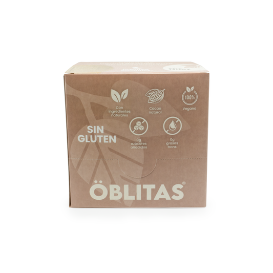 Caja con Obleas sabor Nuez