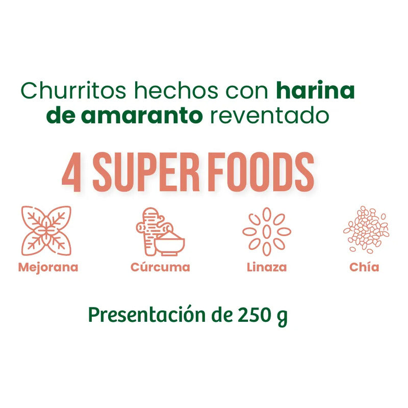 Pack 3 Xurrikos Limón Y Sal, Chipotle Y Habanero De Amaranto