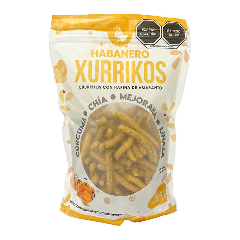 Pack 3 Xurrikos Limón Y Sal, Chipotle Y Habanero De Amaranto