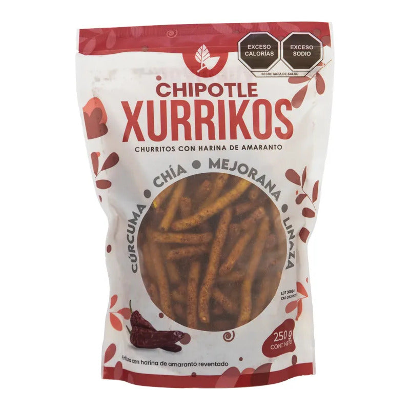 Pack 3 Xurrikos Limón Y Sal, Chipotle Y Habanero De Amaranto