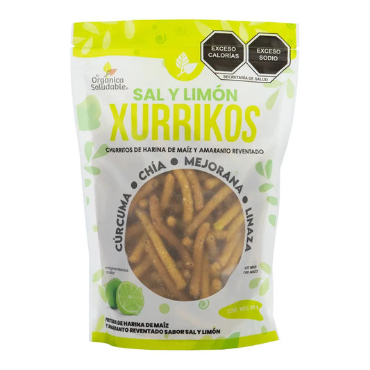Pack 3 Xurrikos Limón Y Sal, Chipotle Y Habanero De Amaranto