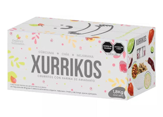 Xurrikos Party Pack: 20 Piezas de 90grs c/u