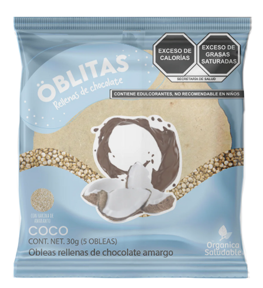 Pack 5 Öblitas - Chocolate 🍫 Nuez 🌰 y Coco 🥥