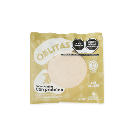 Oblea sabor Vainilla con Proteína