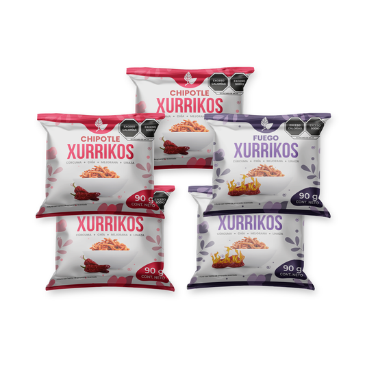 Xurrikos Fuego y Chipotle - 90 g