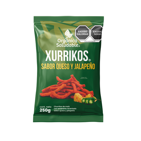 Xurrikos de Queso y Jalapeño - 250grs