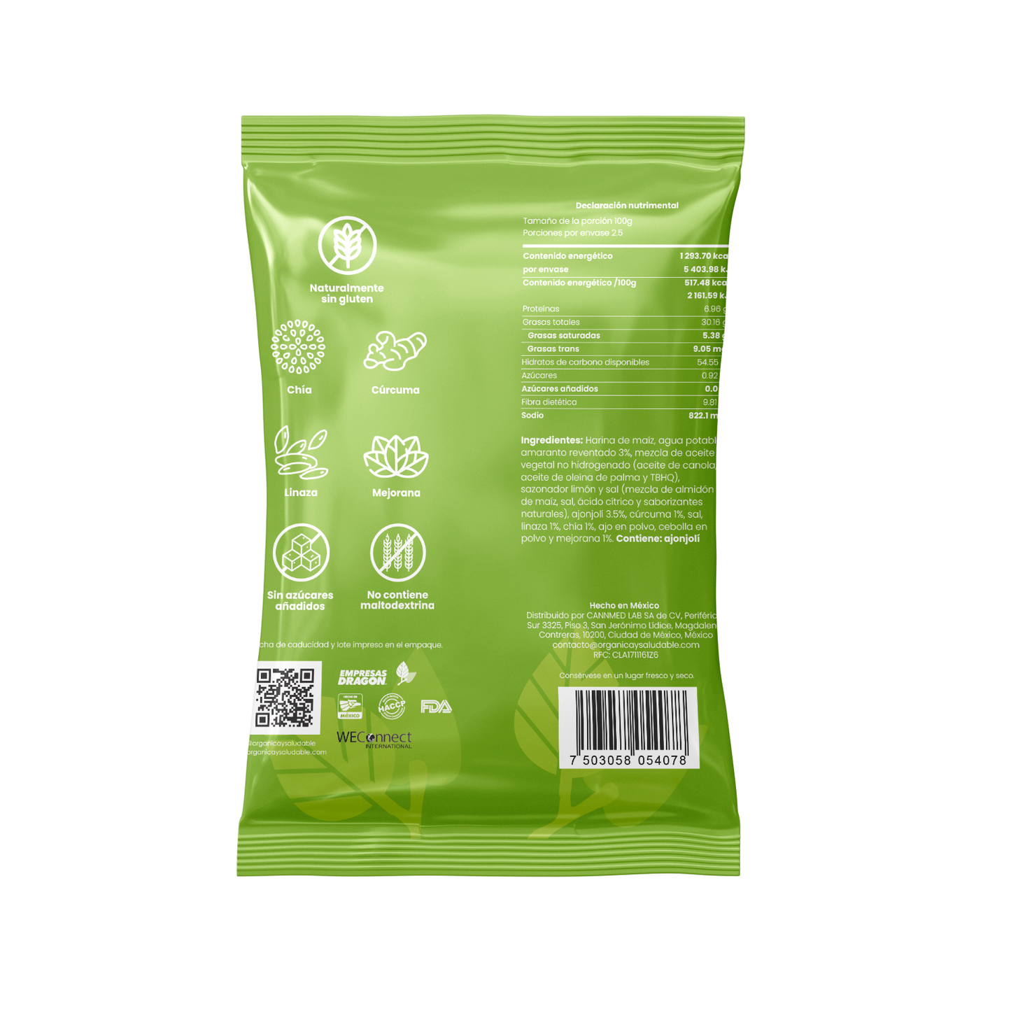 Xurrikos de Sal y Limón - 250grs